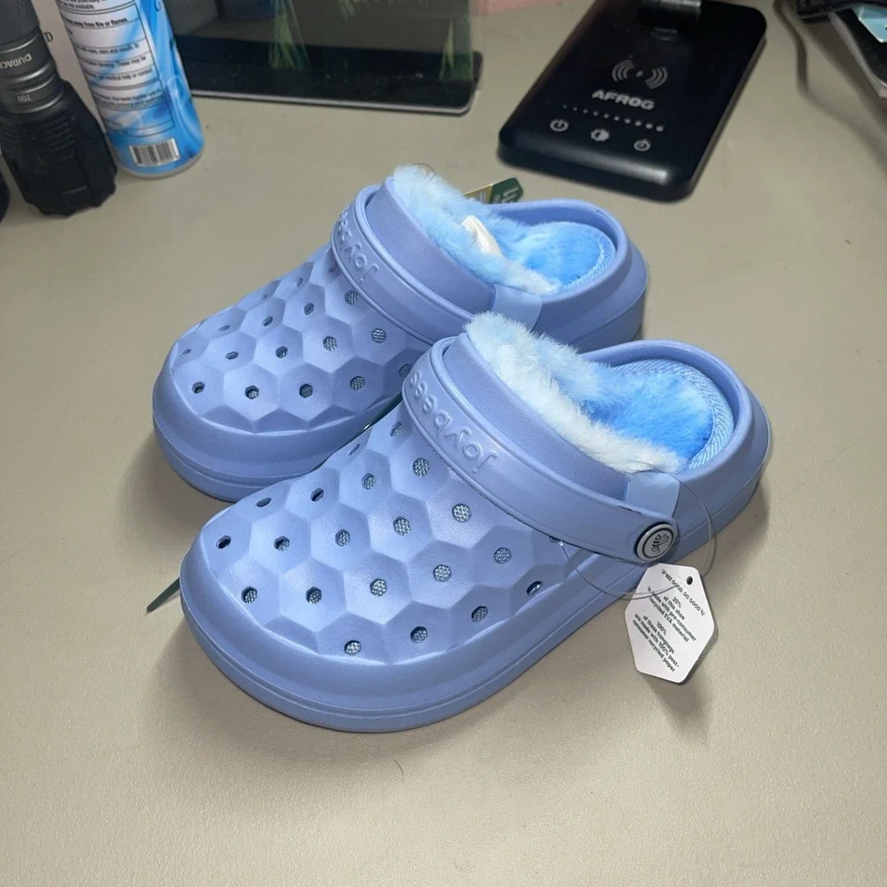 Joybees Clogs Size C11 Kids Outdoor Varsity Lined 0218